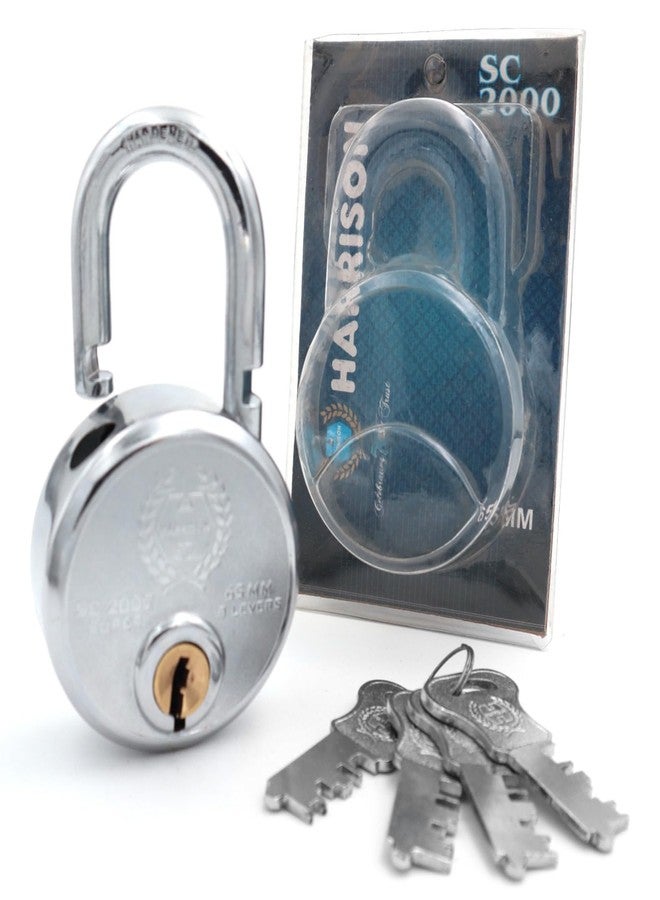 Harrison Padlocks Buy 1 Get 1 Free/ 2 Round Padlock 65mm 0536 /Padlock, Padlocks, Locks for Home, Locks for Main Door H0095 - Image 5